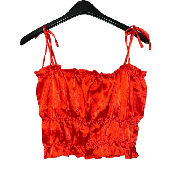 Zaful Scarlet Red Tank Top Women’s Medium - Picture 2 of 4